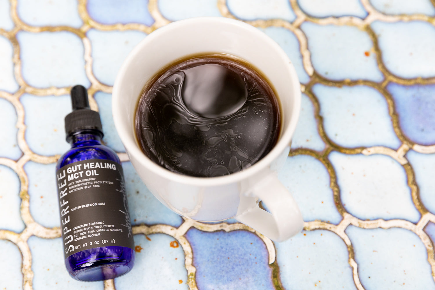 Superfree Gut MCT Oil and Coffee