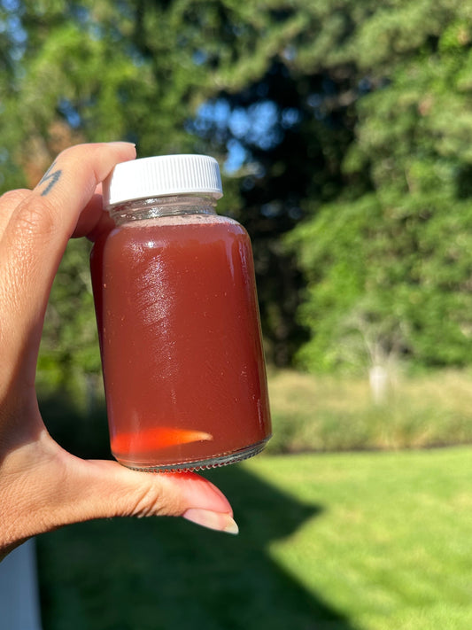 gut recovery shot in the sun