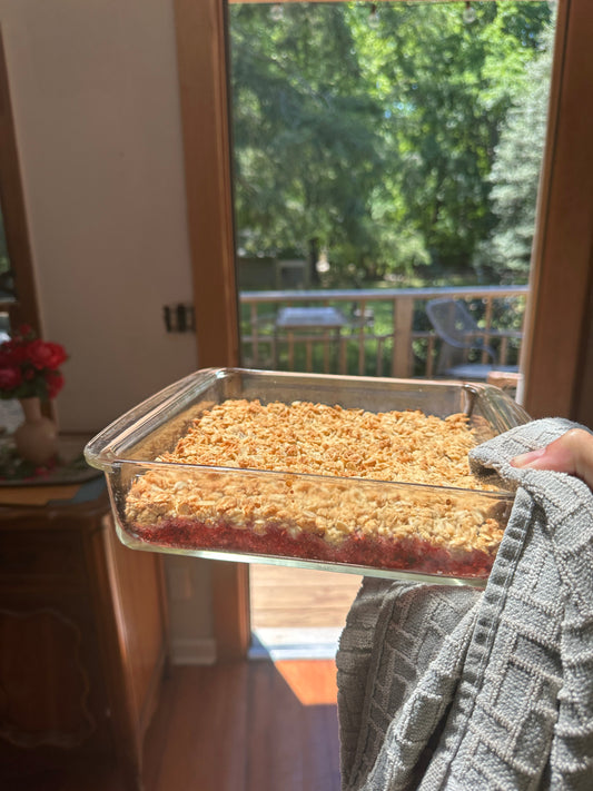 take a break Maca Butter Strawberry Crisp