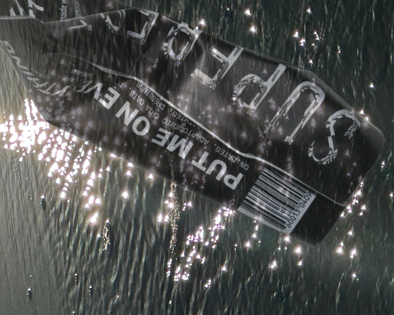 maca butter over glistening water