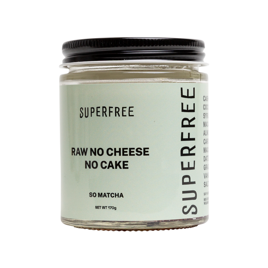 Superfree Blueberry Matcha Raw Nocheese Nocake